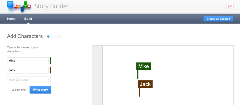 Google Story Builder