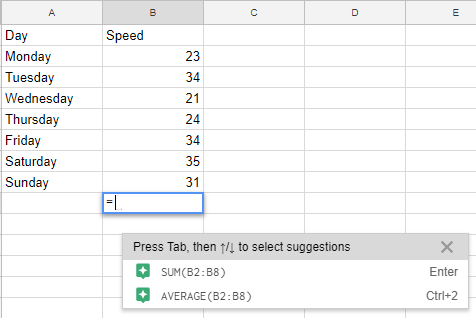 Google Sheets